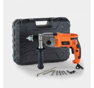 (WK24) 1200w 2 Speed Impact Drill Sturdy metal gear housing is robust for use in toughest cond...