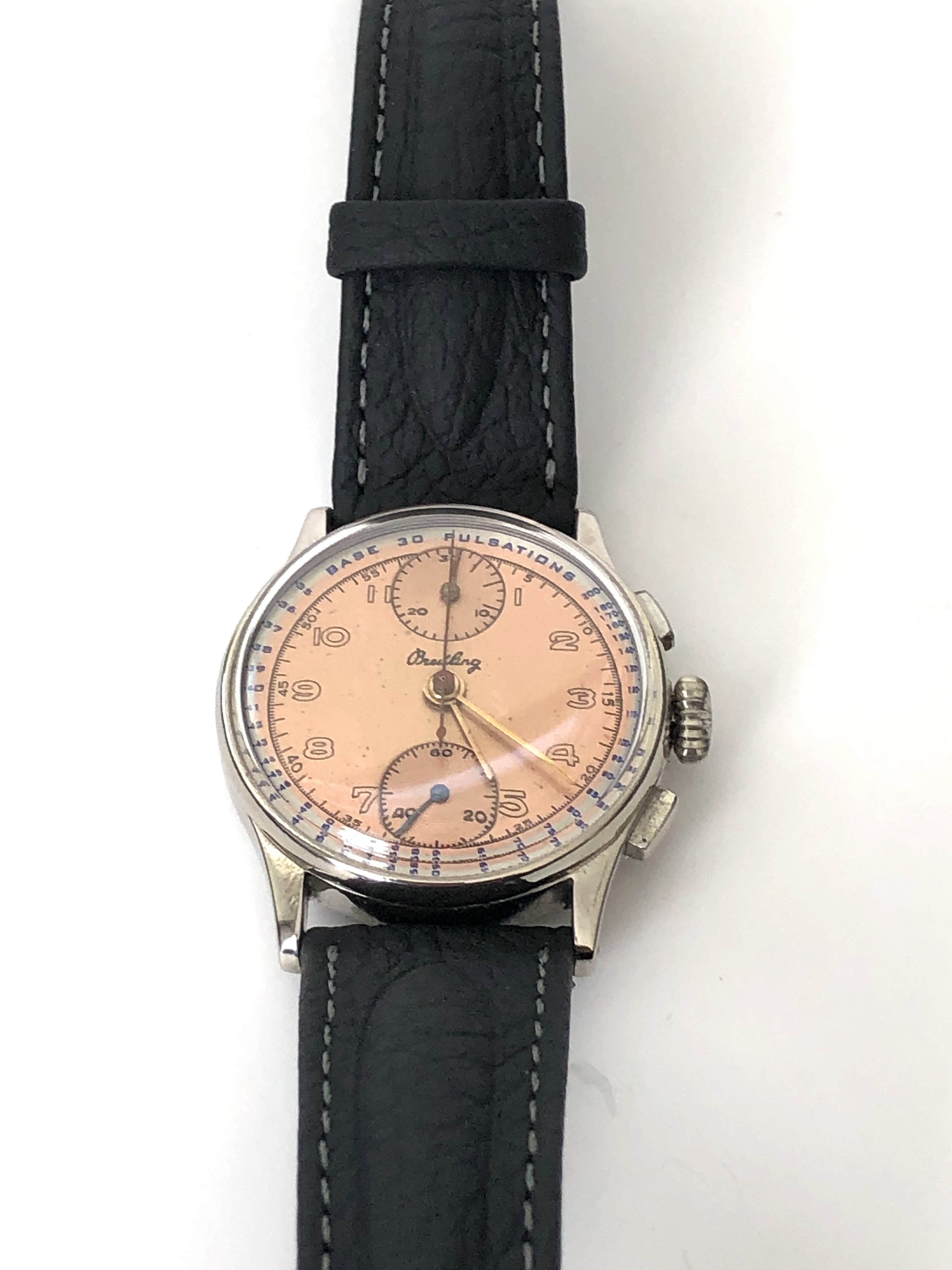 Rare Vintage Breitling Chronograph Watch Circa 1940's - Image 11 of 23