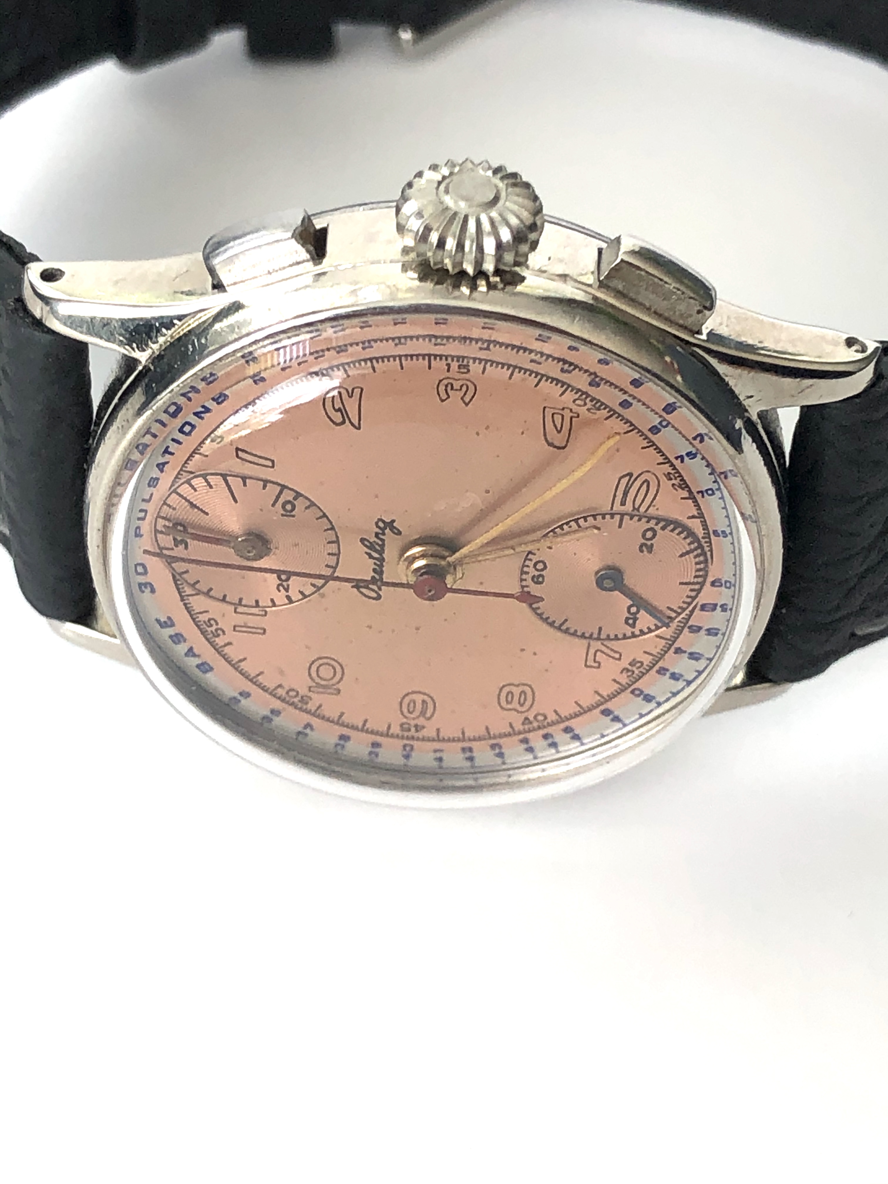 Rare Vintage Breitling Chronograph Watch Circa 1940's - Image 16 of 23