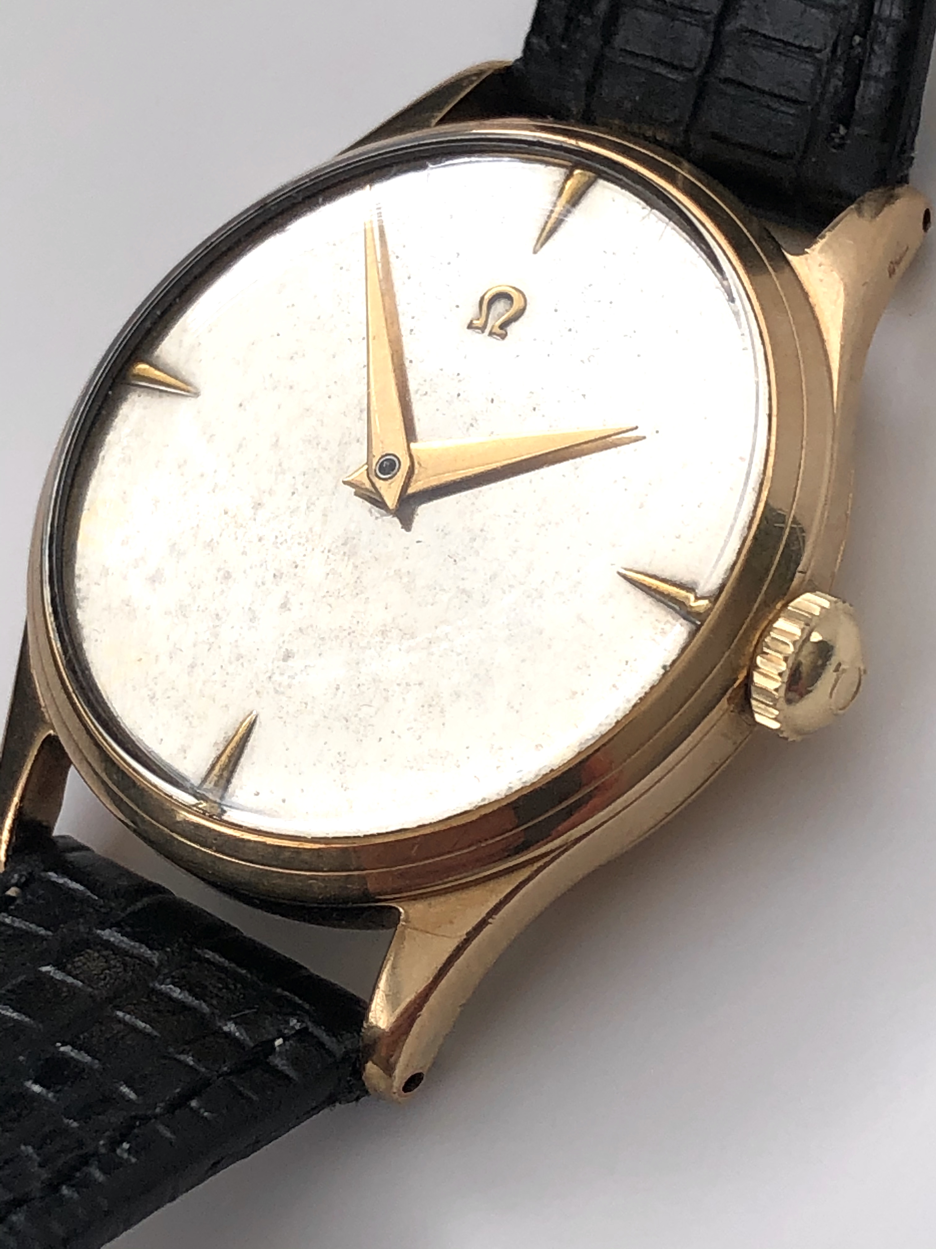 Omega gentlemens 9KT Gold Case Hallmarked 1953 - Image 18 of 20