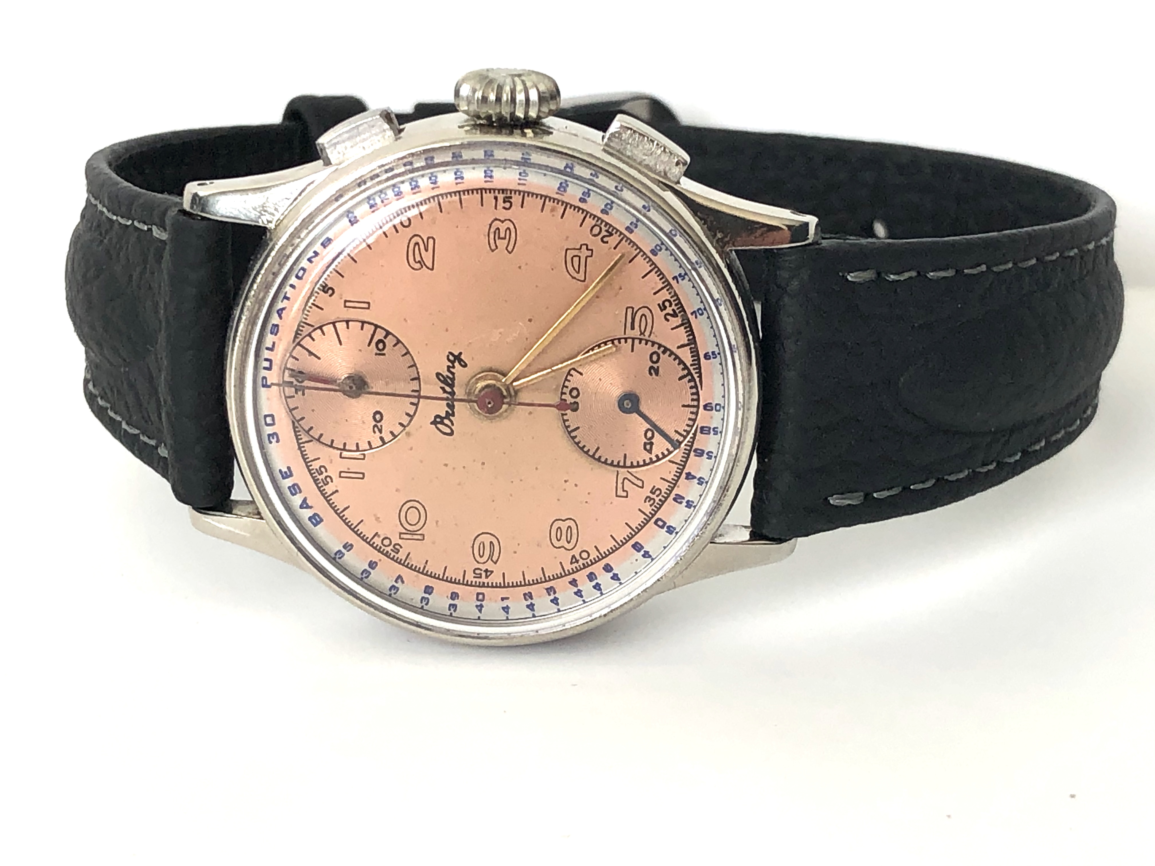 Rare Vintage Breitling Chronograph Watch Circa 1940's - Image 19 of 23