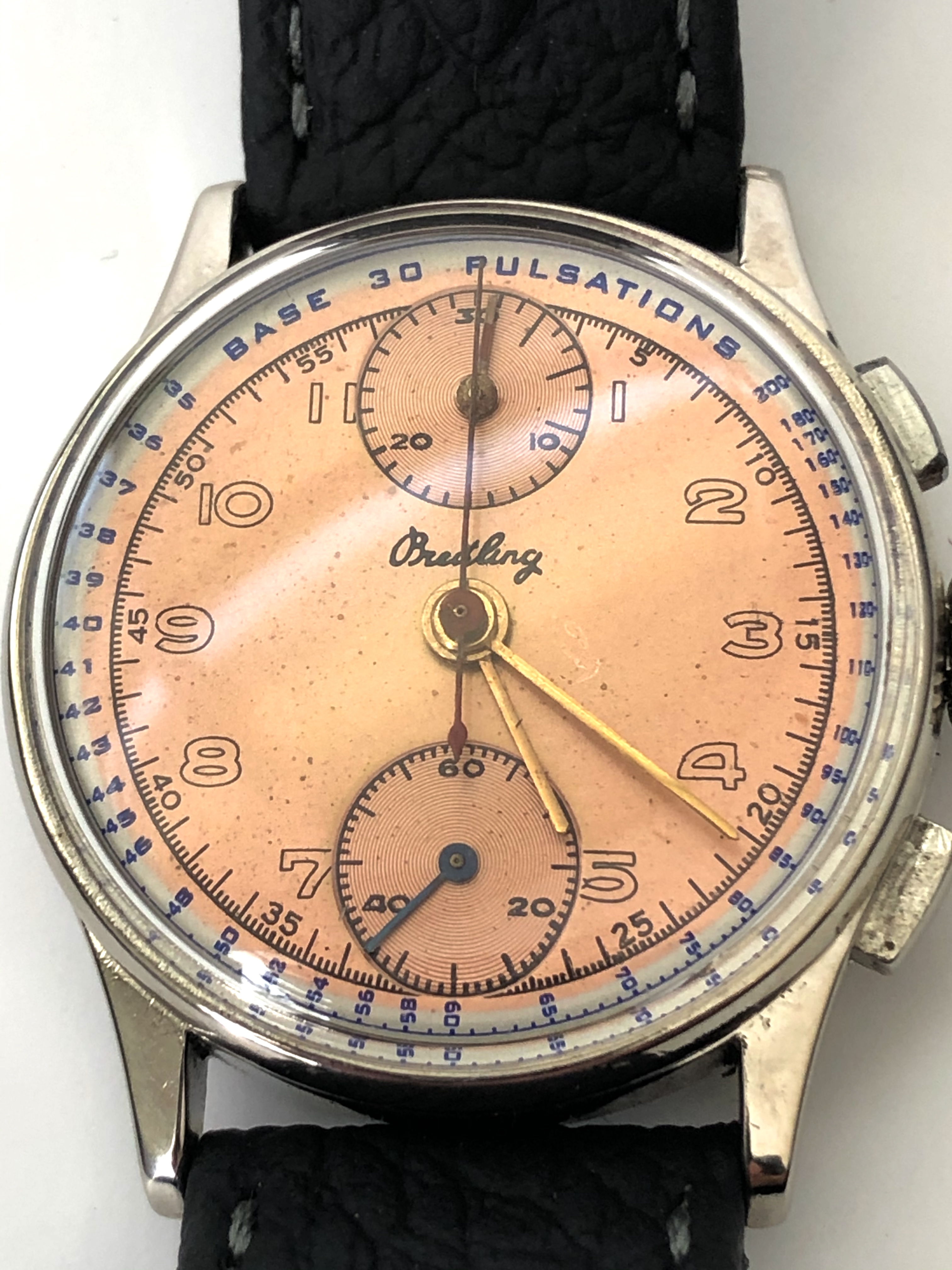 Rare Vintage Breitling Chronograph Watch Circa 1940's - Image 23 of 23