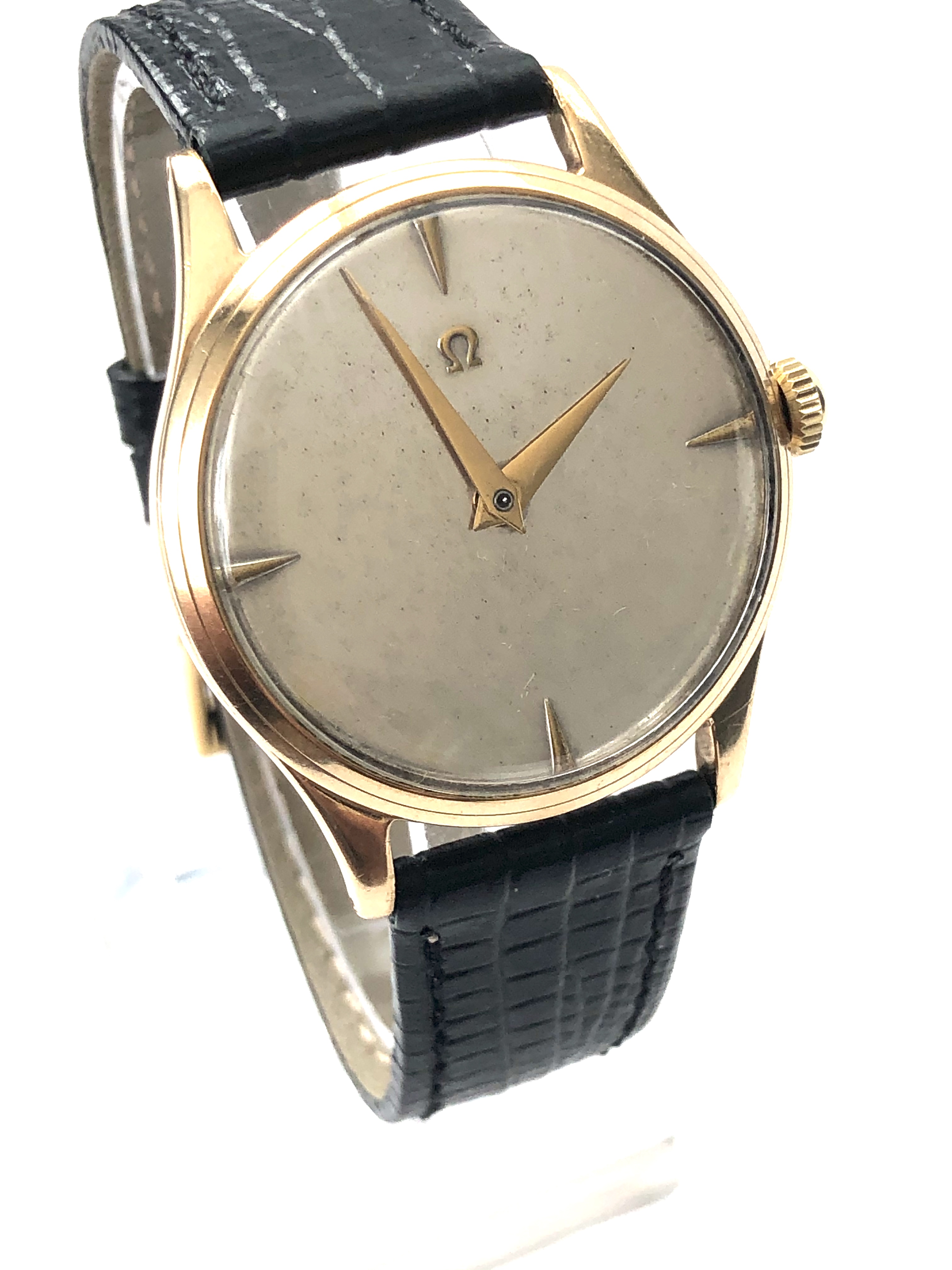 Omega gentlemens 9KT Gold Case Hallmarked 1953 - Image 9 of 20