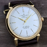 Very Rare Ulysse Nardin Vintage 18k Gold Plated Automatic Mens Watch Circa.60's IMMACULATE