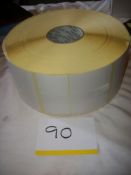 A Roll of 6000 Stickers