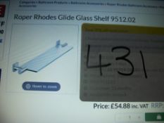 Roper Rhodes Glide Glass Shelf