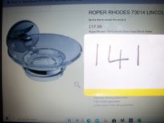 Roper Rhodes Lincoln Glass Soap Dish & Holder