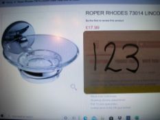 Roper Rhodes Lincoln Glass Soap Dish & Holder