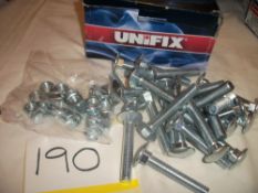 25 x Cup Square Hexagon M12 x 75