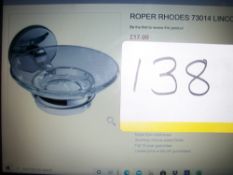 Roper Rhodes Lincoln Glass Soap Dish & Holder