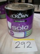 Crown Solo Satin Brilliant White 2.5ltr