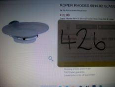 Roper Rhodes Minima Frosted Soap Dish & Holder