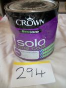 Crown Solo Satin Brilliant White 2.5ltr