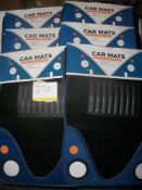 6 x Halford Set of 4 Car Mats