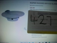 Roper Rhodes Minima Frosted Soap Dish & Holder