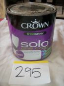 Crown Solo Satin Brilliant White 2.5ltr