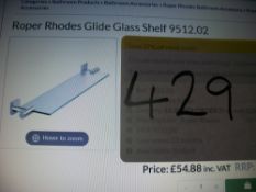 Roper Rhodes Glide Glass Shelf