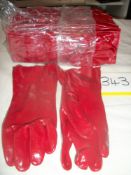 12 Pairs x Rubber Gauntlet Gloves