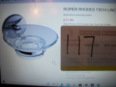 Roper Rhodes Lincoln Glass Soap Dish & Holder