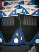 6 x Halford Set of 4 Car Mats