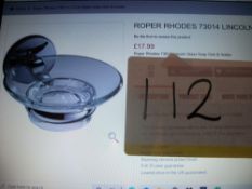 Roper Rhodes Lincoln Glass Soap Dish & Holder