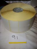 A Roll of 6000 Stickers
