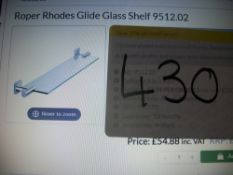 Roper Rhodes Glide Glass Shelf