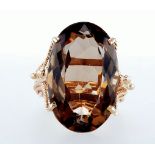 14 kt. Rose gold - Ring Diamond-26.80CTW