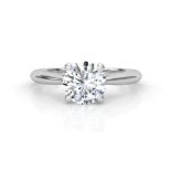 14K White gold ring 2.07ct gia cert