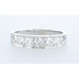 14 kt. White gold - Ring - 1.15 ct Diamond - Diamonds