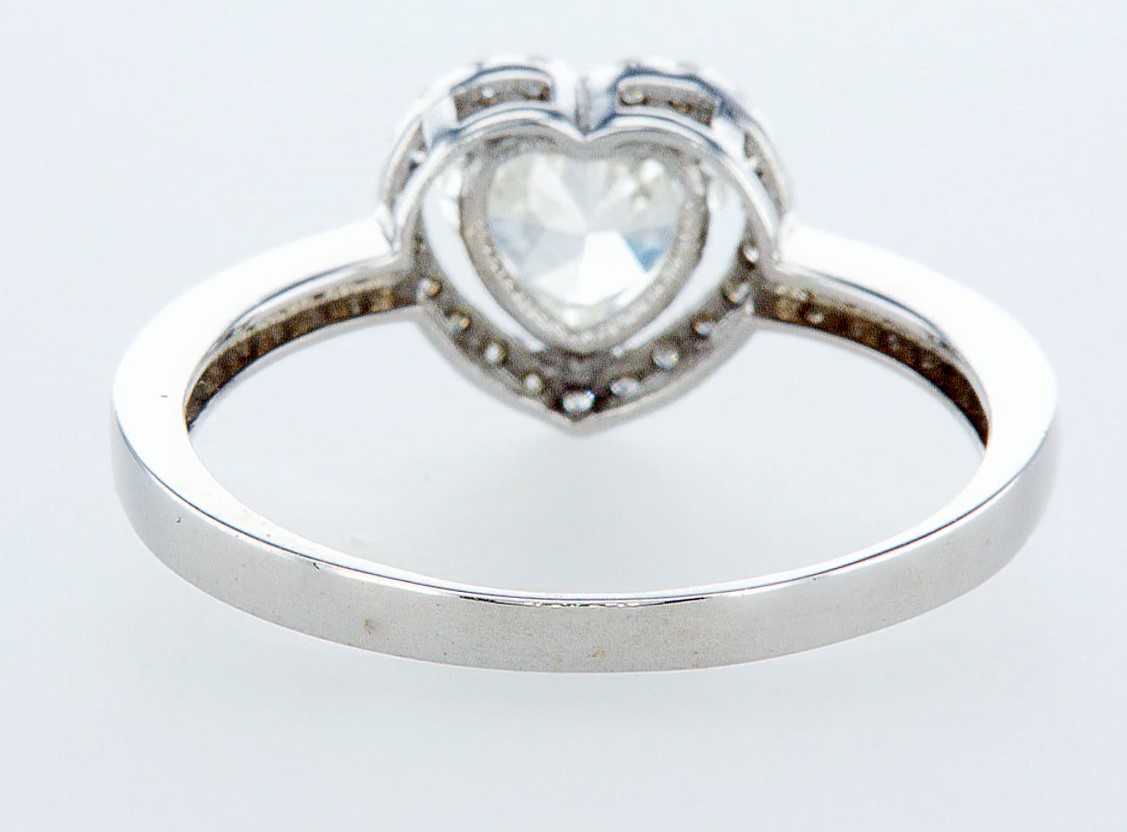 14 kt. White gold - Ring - 1.12 ct Diamond - Diamonds - Image 5 of 10