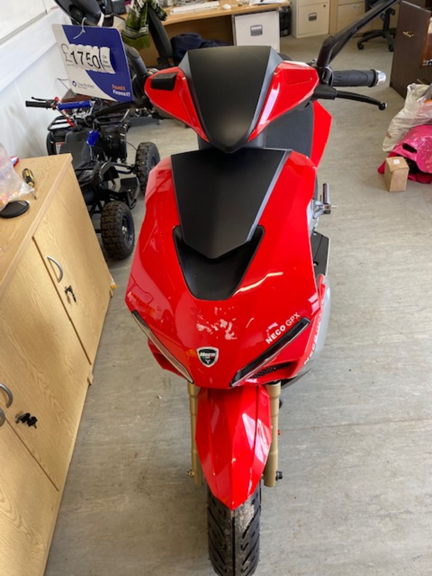 UNREGISTERED NECO GPX AC ROSSO CORSA 50CC SCOOTER RRP £1,750 - Image 2 of 11