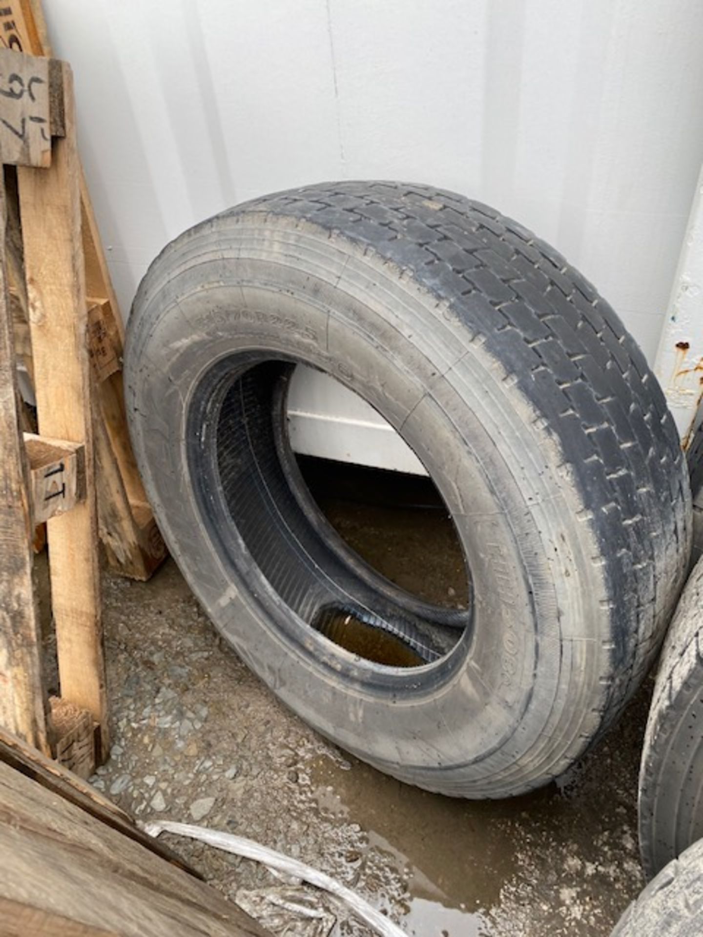 7 X USED TYRES TO SUIT TRACTOR UNIT