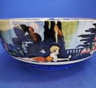 1930s Wilkinsons Pans garden Lustreware Fruit bowl Art Deco