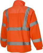 50 Orange Hi Vis Fleece Jackets By Vizwear