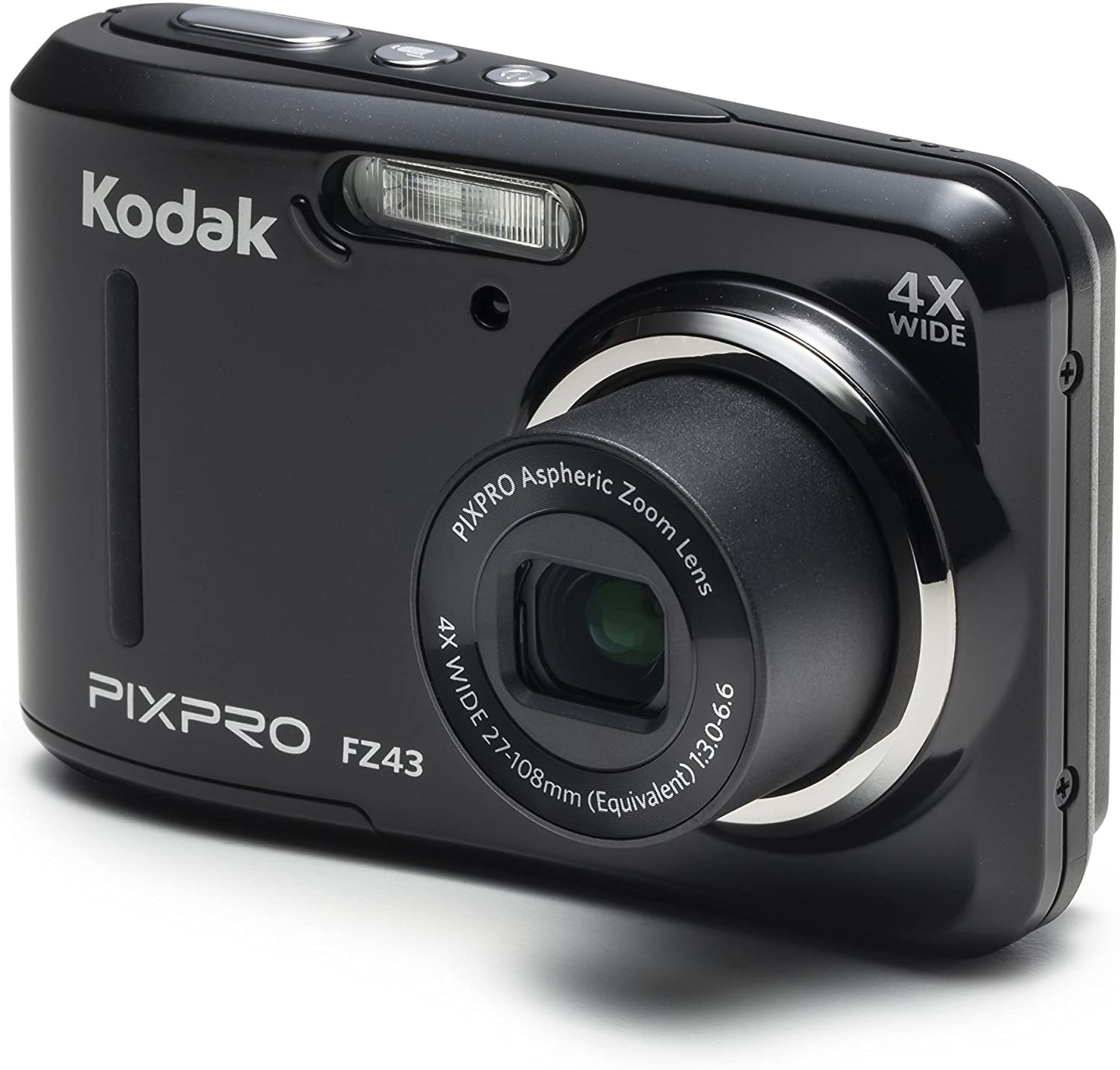 (41) 1 x Grade B - KODAK FZ43 Digital Still Camera - Black (27 mm Lens, 4x Zoom, 16 MP) 2.7-Inc... - Image 3 of 4