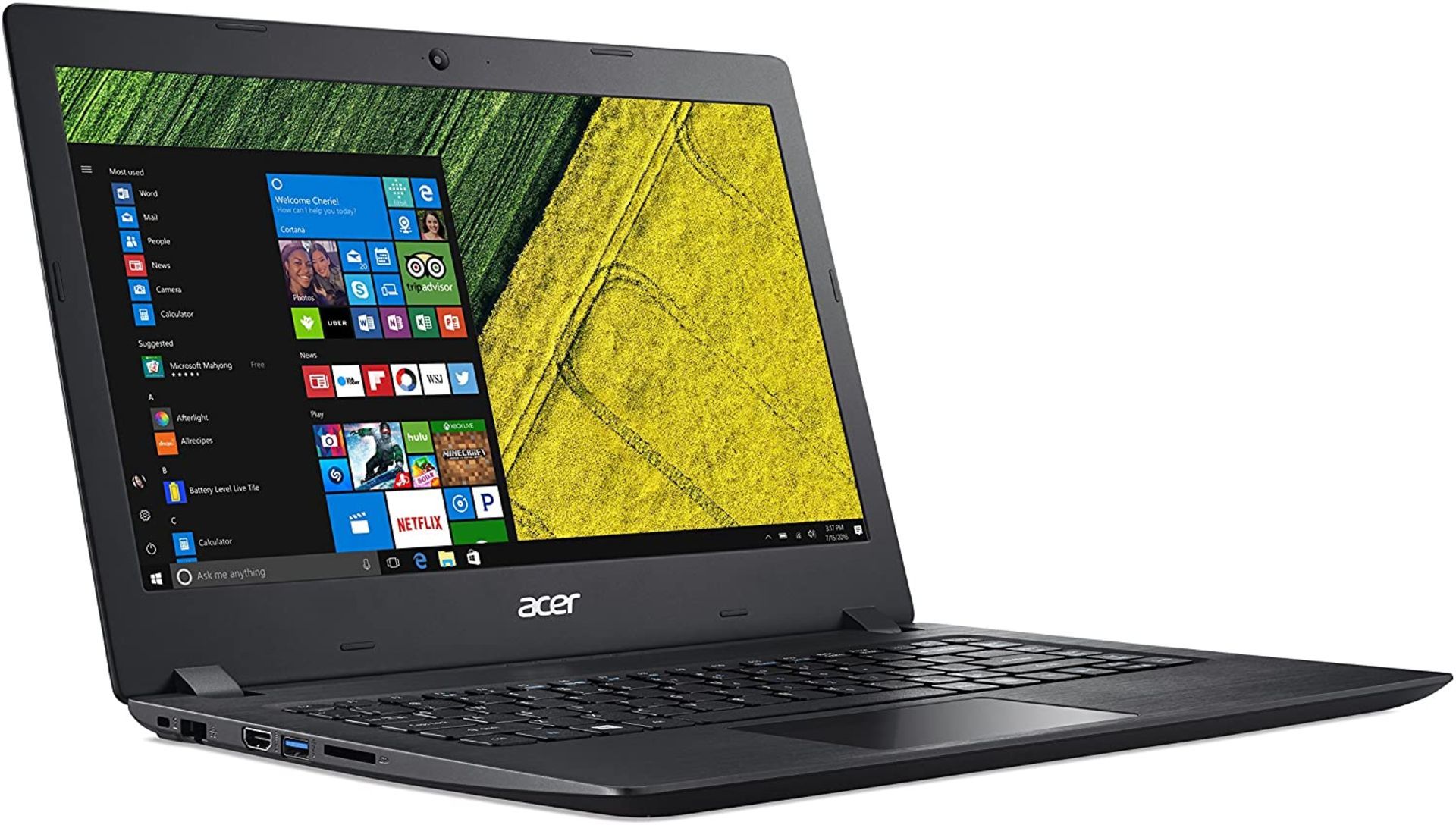 (M1) 1 x GRADE B - Acer Aspire 1 14-Inch Notebook - (Black) (Intel Pentium N4200 Processor, 4 G... - Image 3 of 3