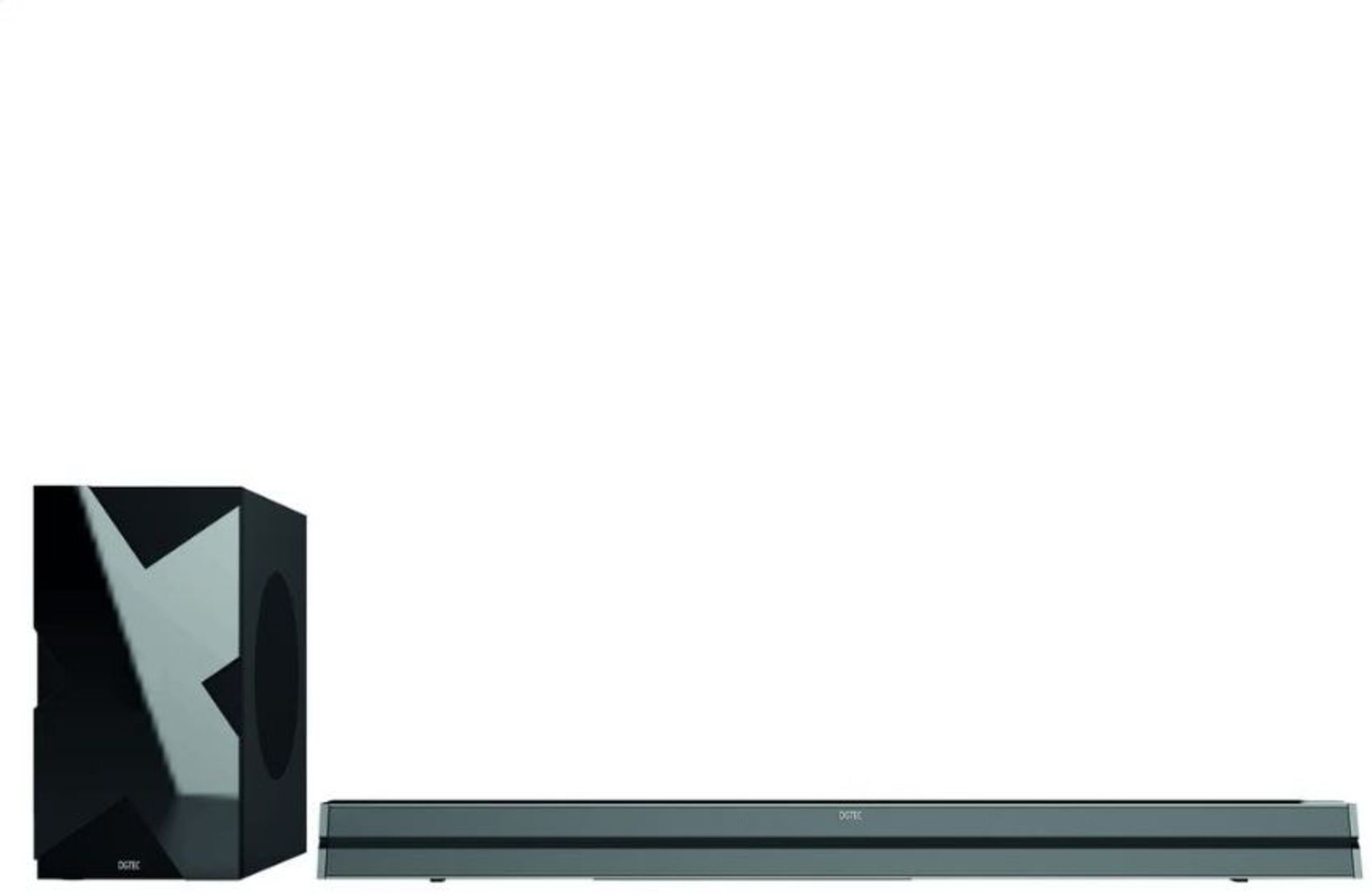 (M64)DGTec FS18S 140 W Bluetooth Device Streaming 2.1 Channel Soundbar/Wired Subwoofer - Black ... - Image 2 of 2