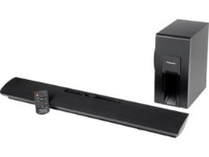 (CR3) Panasonic SC-HTB18EB-K 120 W Soundbar and Sub with Wireless Music Streaming - Black 2.1 c...