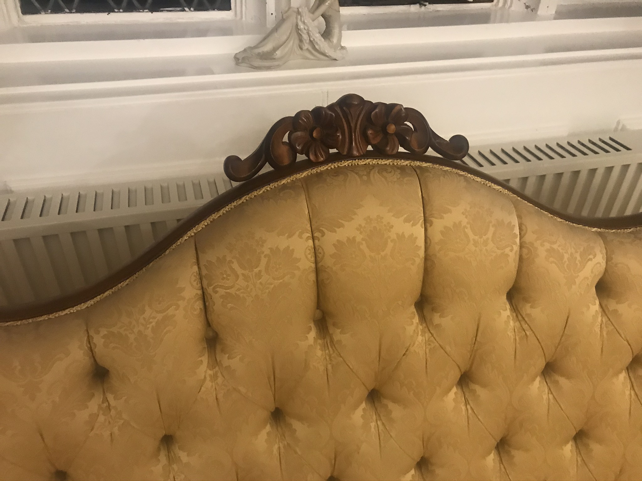 Two Seater Swept Back Upholstered Sofa - Image 2 of 12