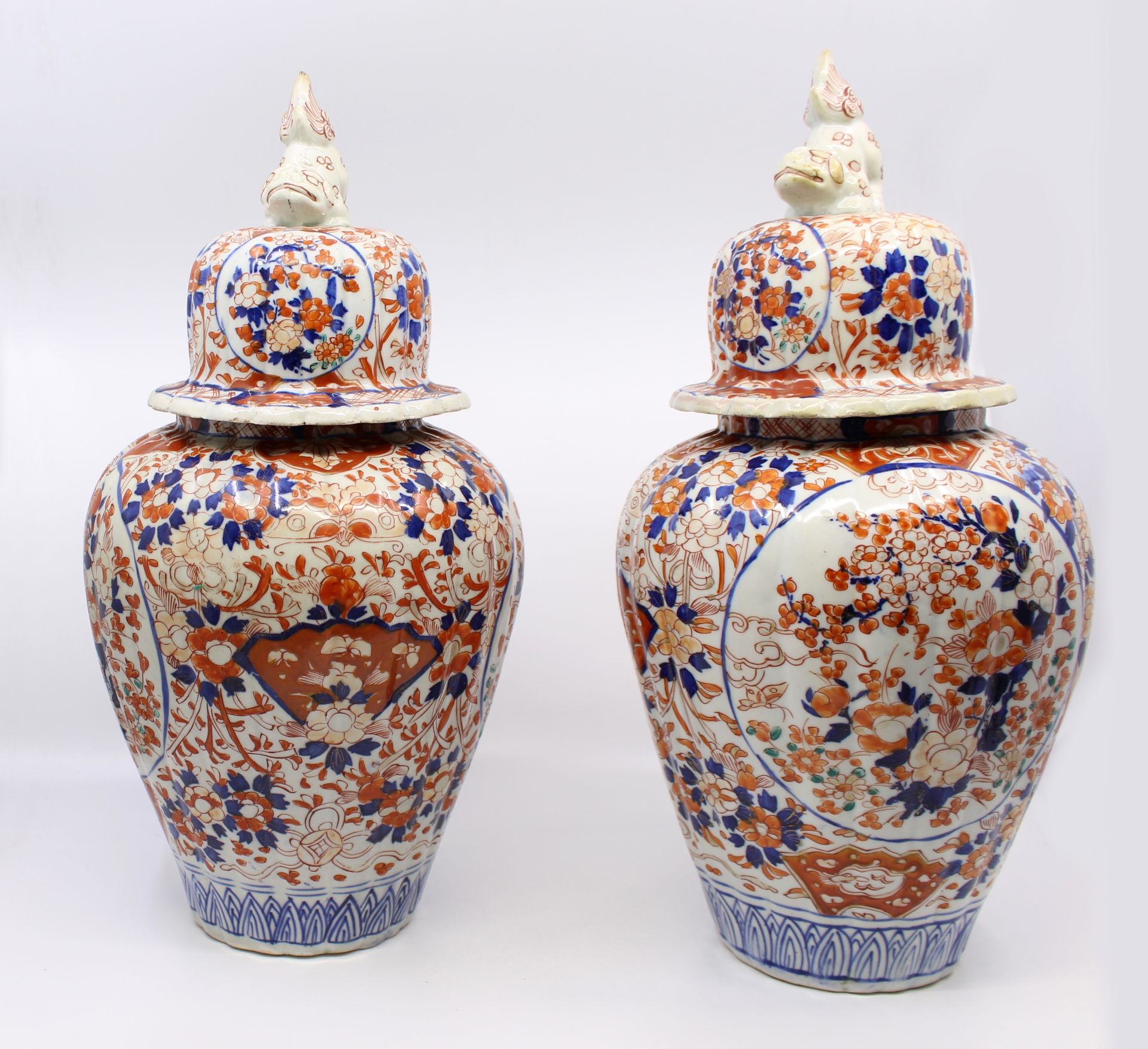 Pair of Antique Chinese Lidded Urns - Image 6 of 10