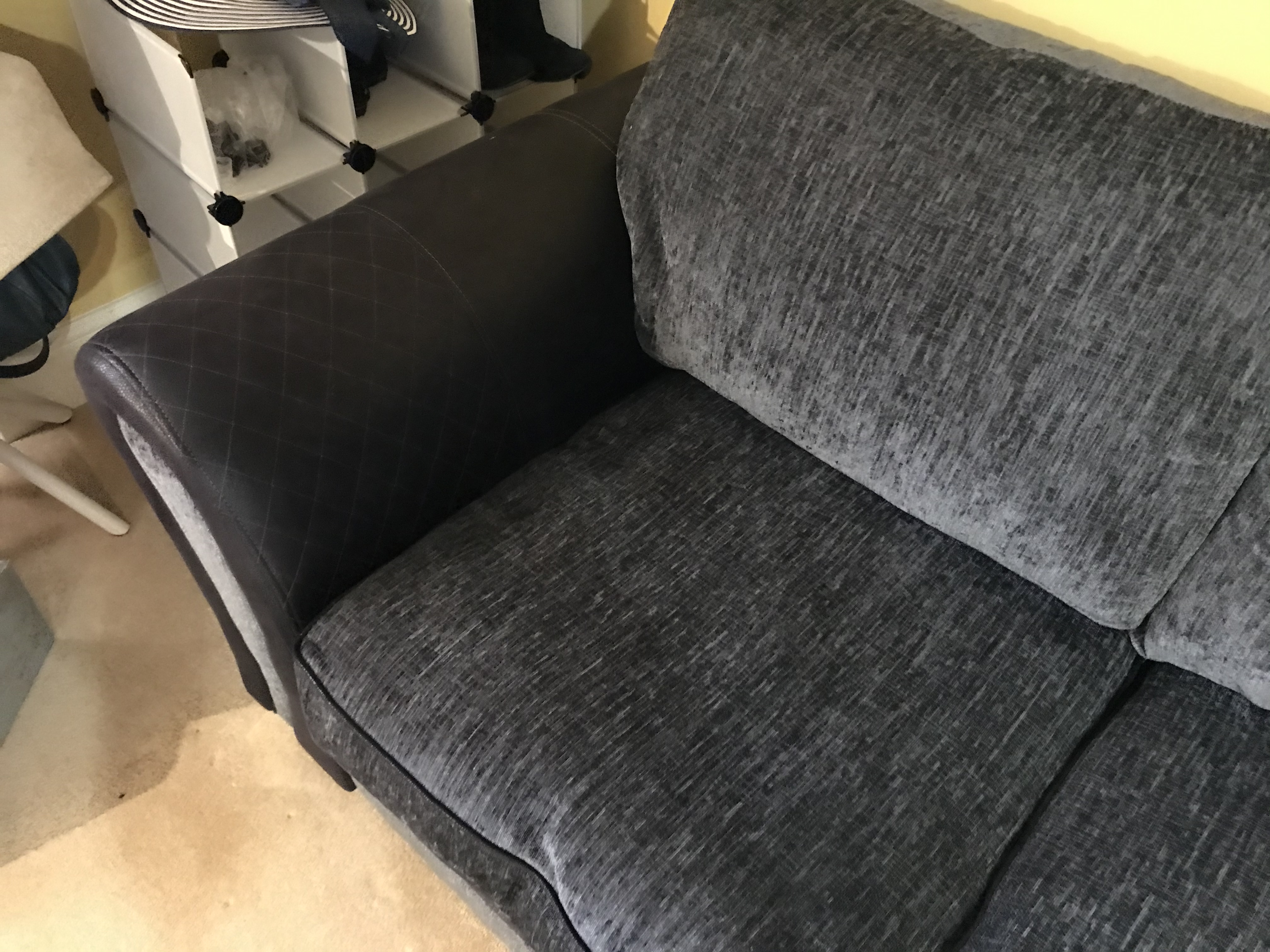 Good Quality Black & Grey Sofa Bed - Image 6 of 14