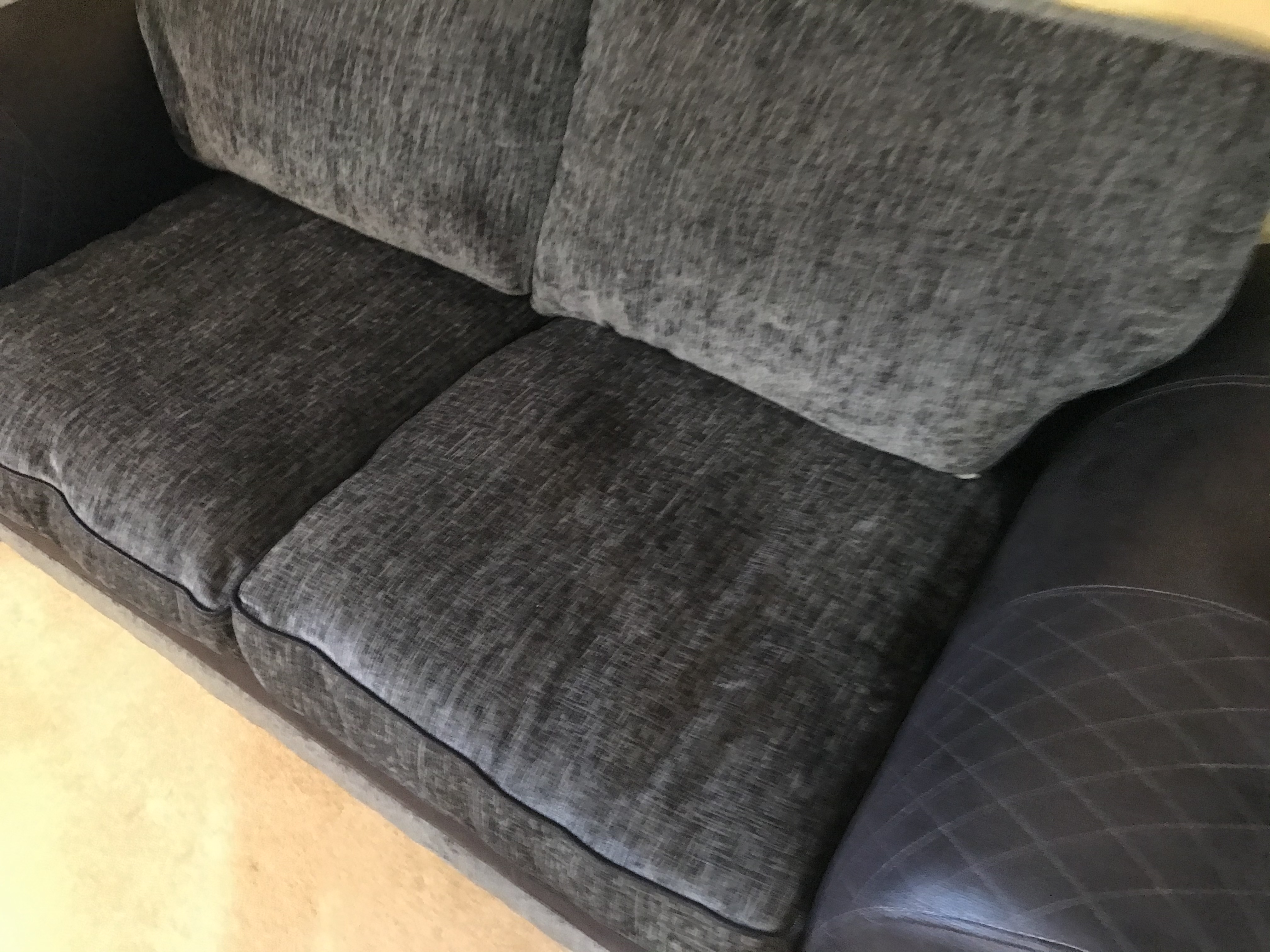 Good Quaity Black & Silvered Grey Sofa Bed - Image 5 of 14