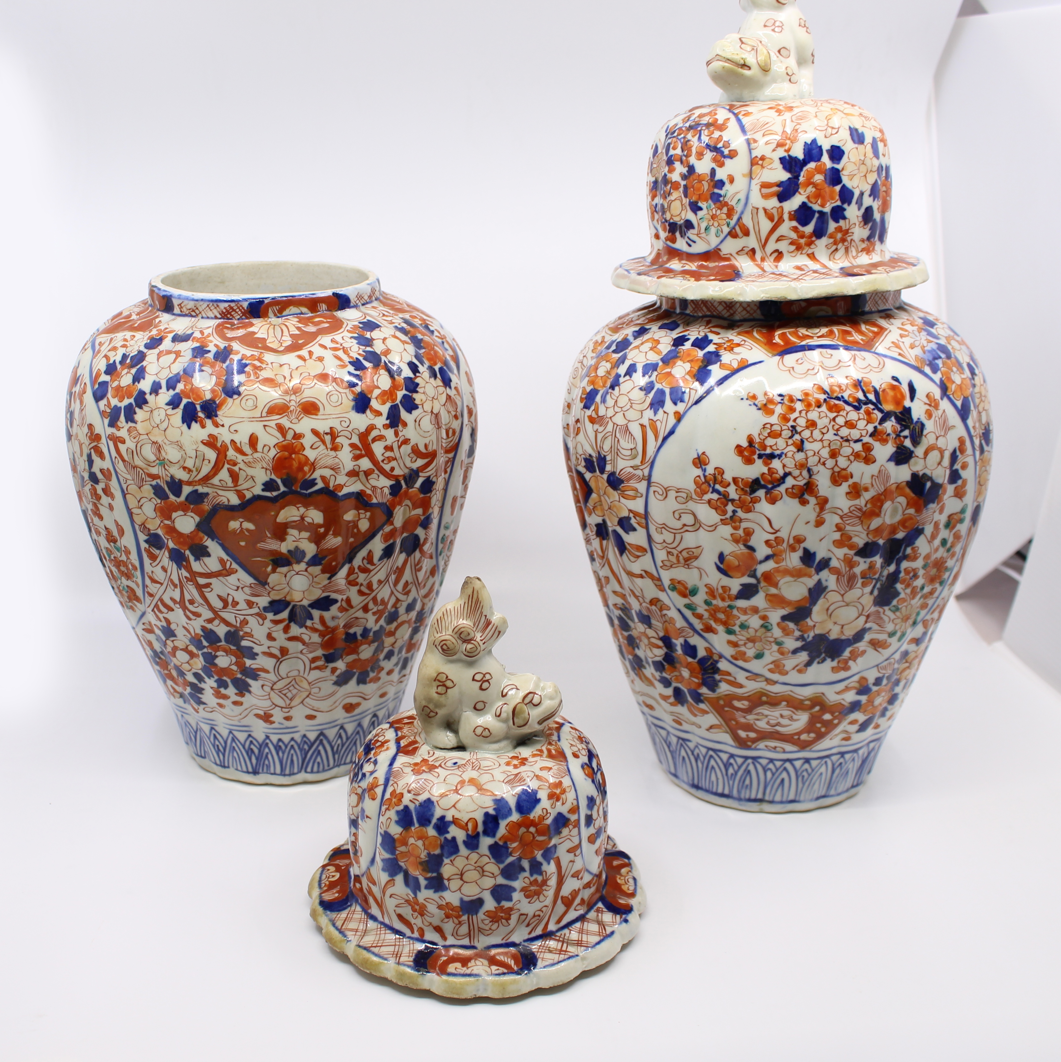 Pair of Antique Chinese Lidded Urns - Image 8 of 10