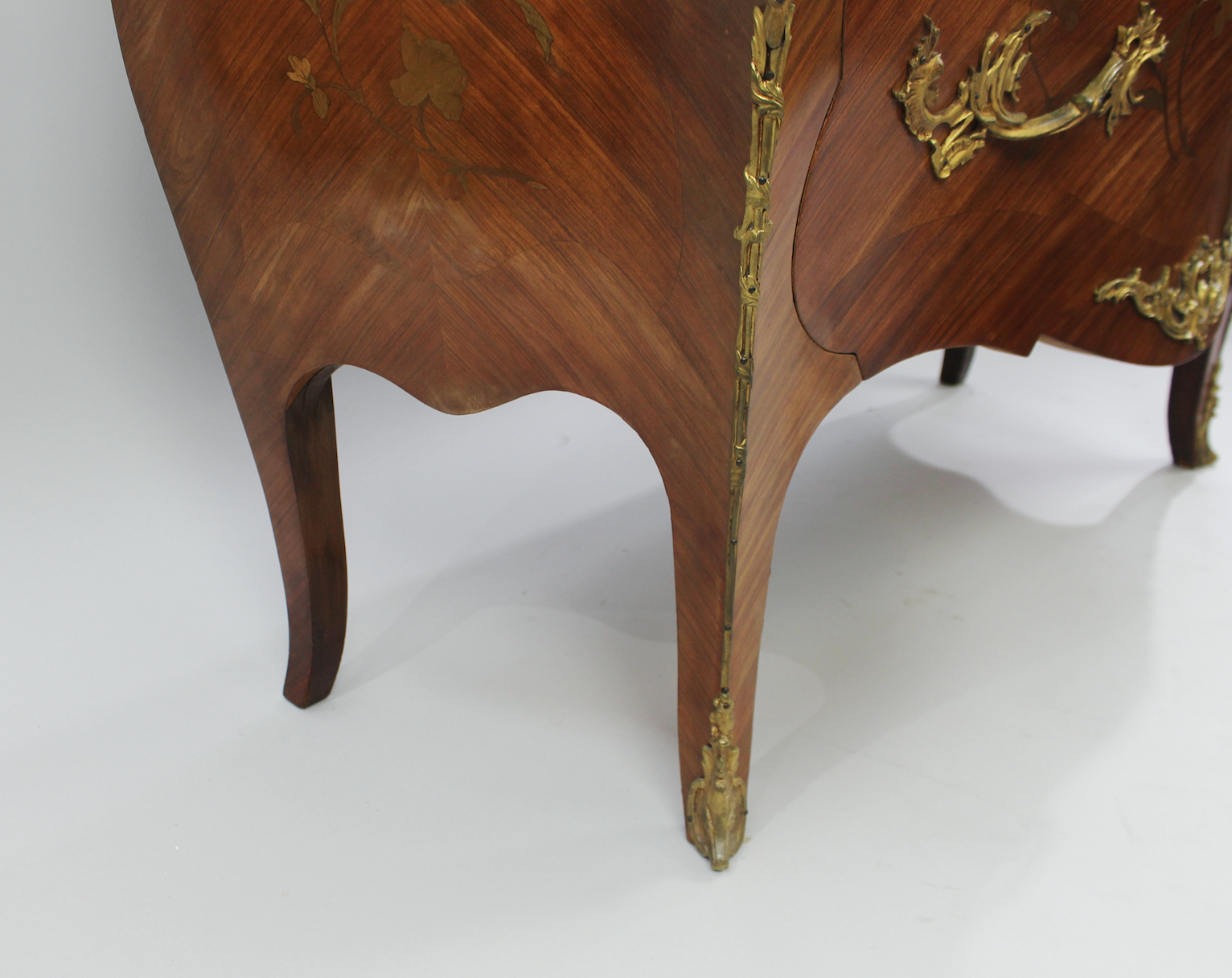 French Bombé Marble Topped Kingwood Commode c.1910 - Image 15 of 16