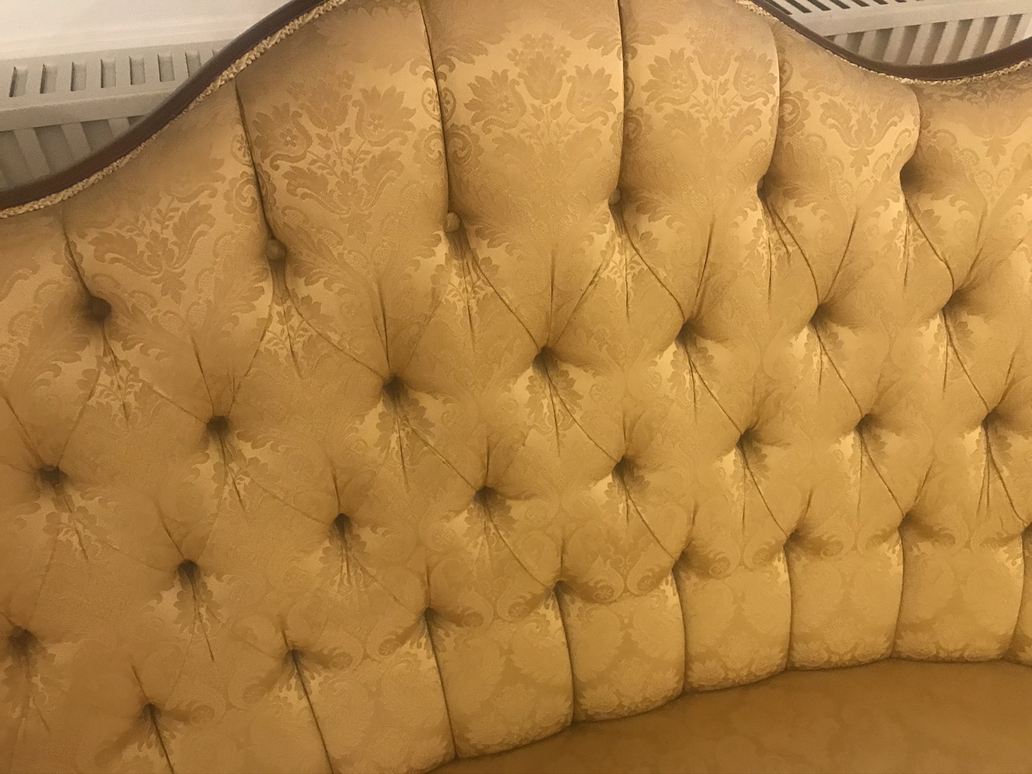 Two Seater Swept Back Upholstered Sofa - Image 4 of 12