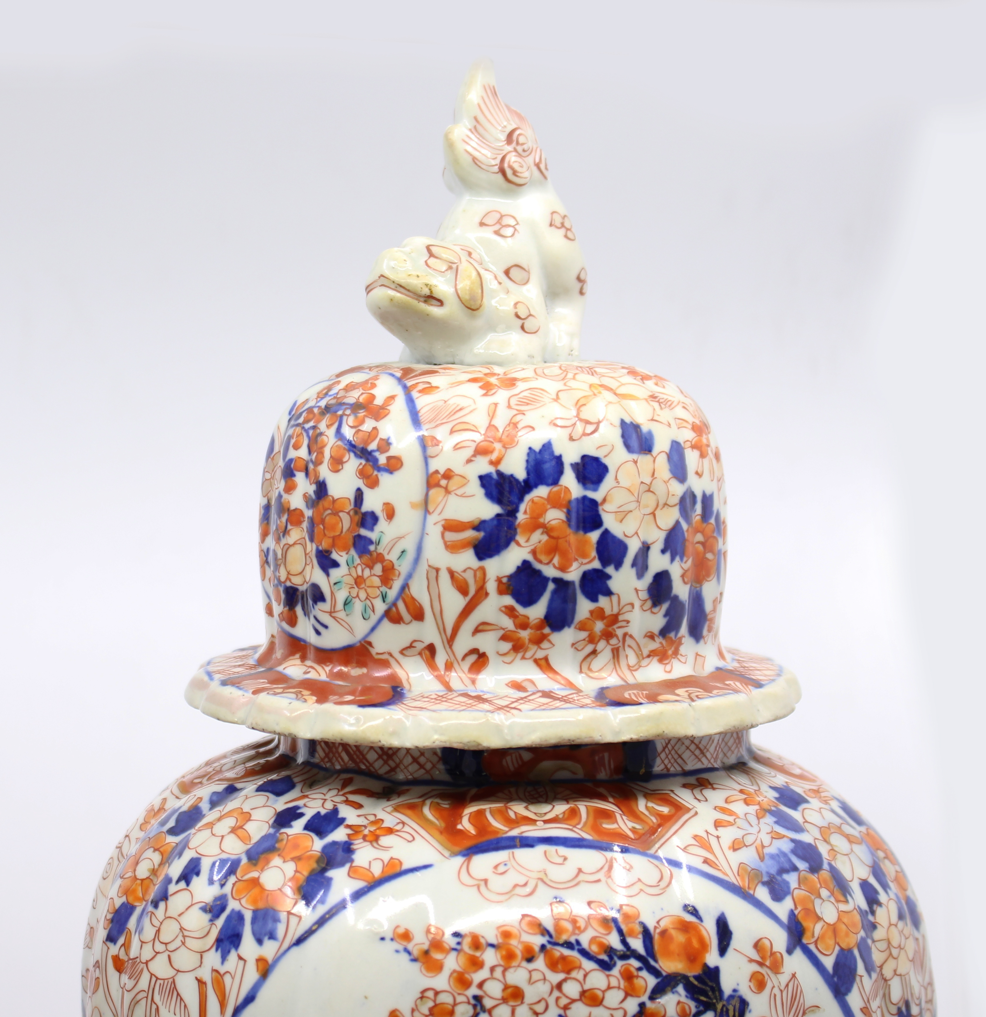 Pair of Antique Chinese Lidded Urns - Image 7 of 10