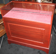 Mahogany Glazed Jewellery Display Counter