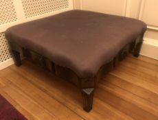 Large Square Upholstered Ottoman