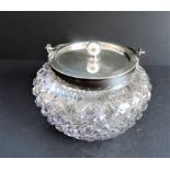 Vintage Cut Glass Ice Bucket